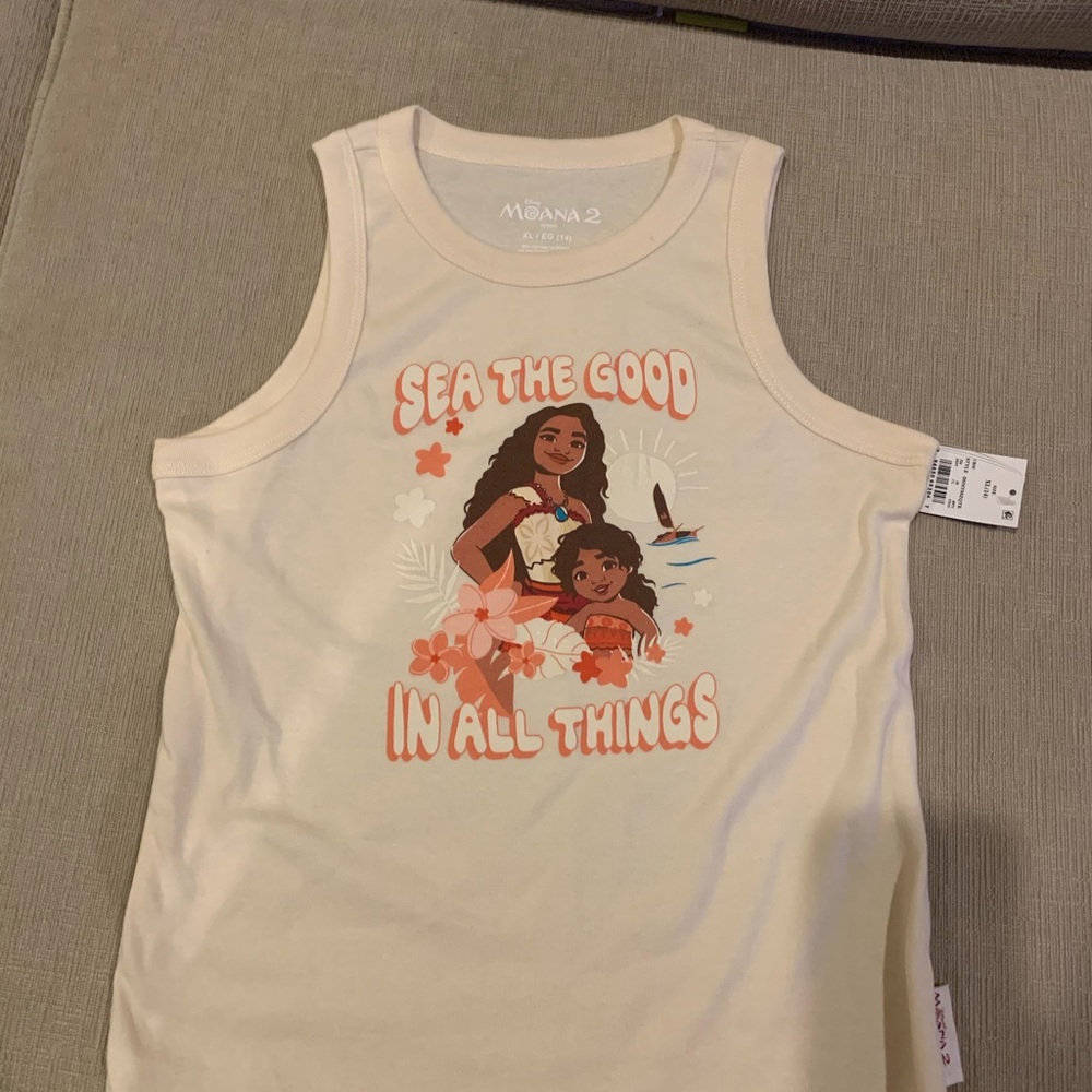 Buy 1 get one 50% off
Disney Moana 2 Cream Tee - Picture 6 of 6